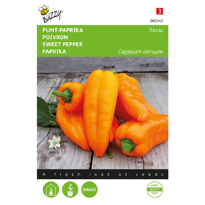 Buzzy - Punt Paprika zaden Timia | 10 zaden